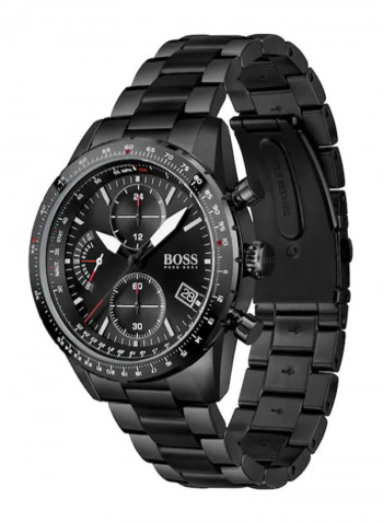 Men's Pilot Edition Chrono Water Resistance Stainless Steel Analog Watch 1513854