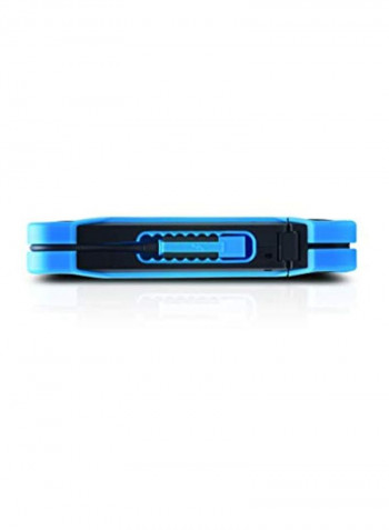 Portable External Hard Drive 1TB Black/Blue