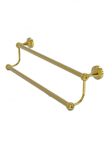 Harbor Collection Double Towel Bar Polished Brass 24inch