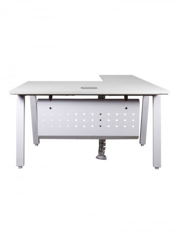 Modern Workstation White 75x75x180cm