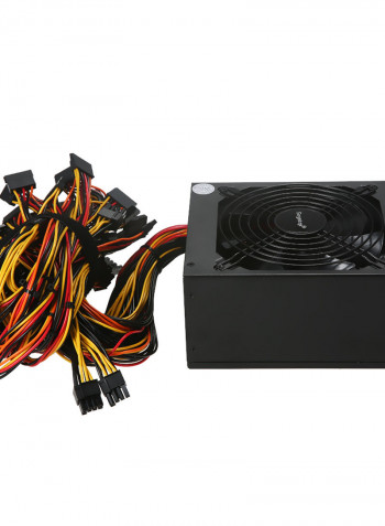 1700W Coin Mining Miner Power Supply Black