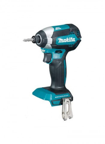 PT Makita Cordless Impact Driver 18V 3.0Ah w/2Battery + 1Charger DTD153RFJ Blue/Black/Grey 126x79x236millimeter