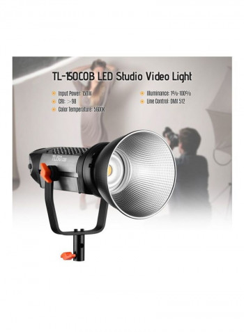TL-150COB LED Studio Video Light Grey/Black
