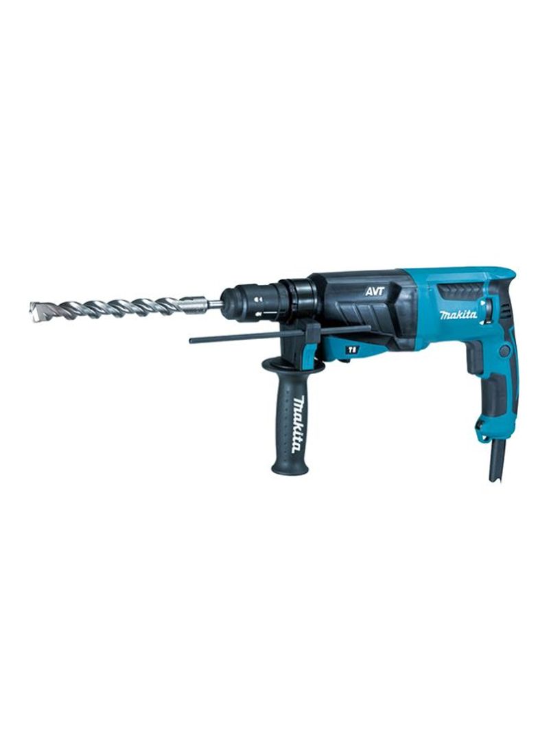 PT Makita Combination Hammer Drill 26mm HR2631FT with Quick Change Chuck Blue/Black
