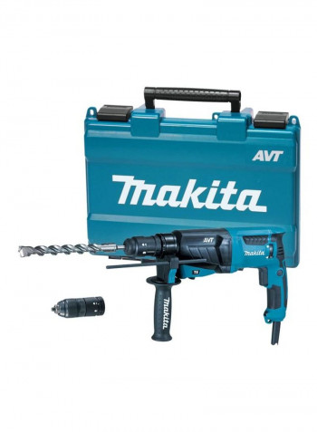 PT Makita Combination Hammer Drill 26mm HR2631FT with Quick Change Chuck Blue/Black