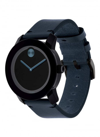 Men's Blue Dial 42mm Swiss Quartz Watch 3600601