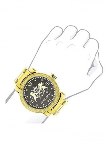 Men's Phantom Diamond Studded Analog Watch 2659