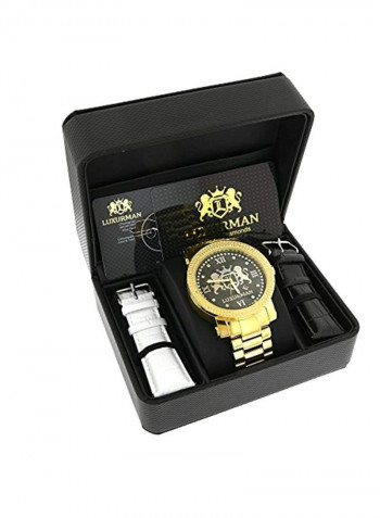 Men's Phantom Diamond Studded Analog Watch 2659