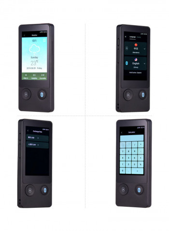 Smart Language Voice Translator Black