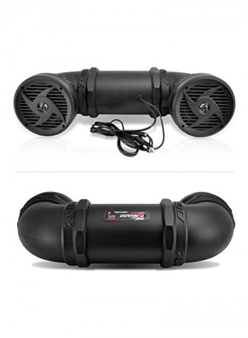 Waterproof Bluetooth Off-Road Speaker 6.5inch Black