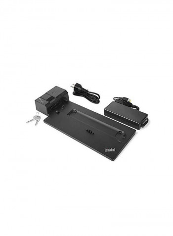 Docking Station With Power Adapter Black