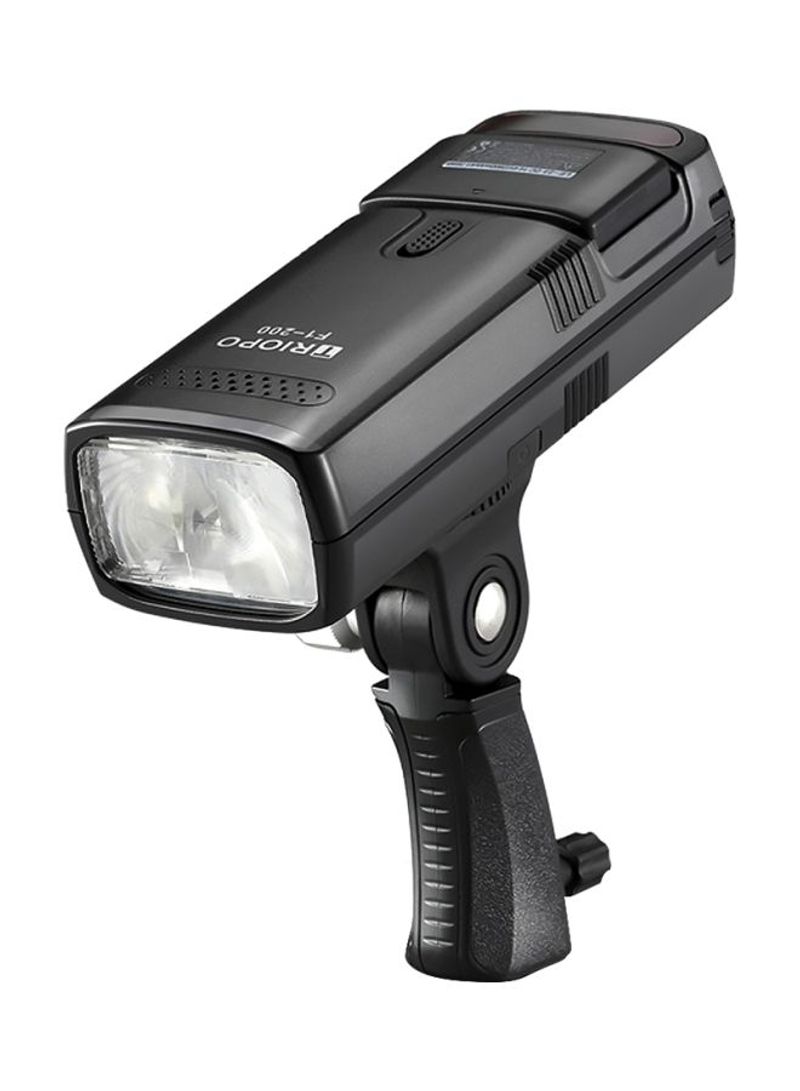 F1-200 Wireless TTL Outdoor Flash Light 26.8x9.7x20.3centimeter Black
