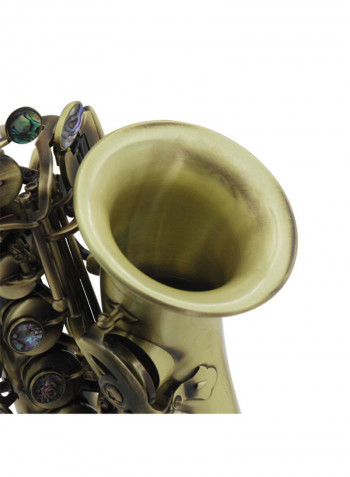 Vintage Style Soprano Saxophone Sax Set
