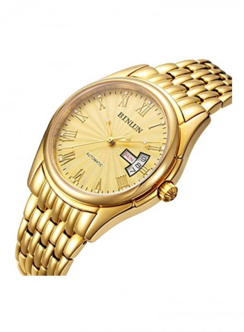 Men's 18 Karat Gold Plated Analog Watch BL0029G-SGG