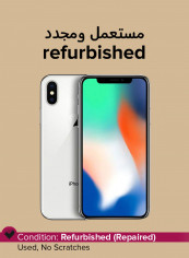 Refurbished - iPhone X With FaceTime Silver 256GB 4G LTE