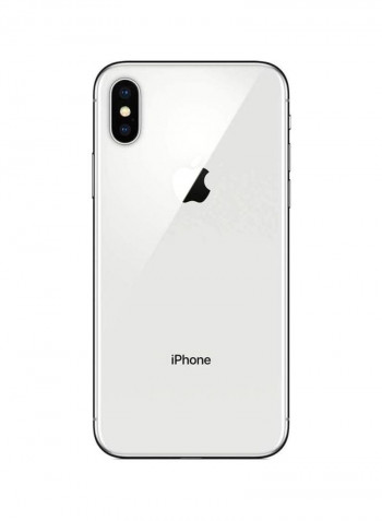 Refurbished - iPhone X With FaceTime Silver 256GB 4G LTE