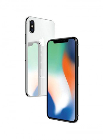 Refurbished - iPhone X With FaceTime Silver 256GB 4G LTE