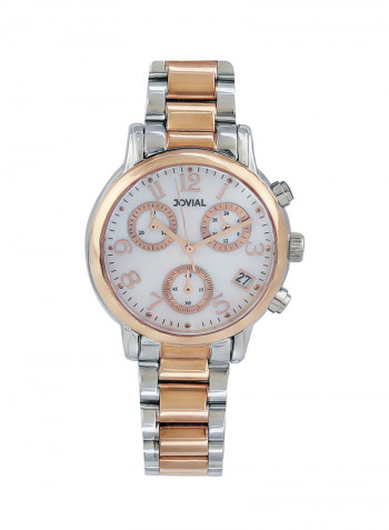 Women's Casual Stainless Steel Quartz Analog Wrist Watch 1086 LAMC 01
