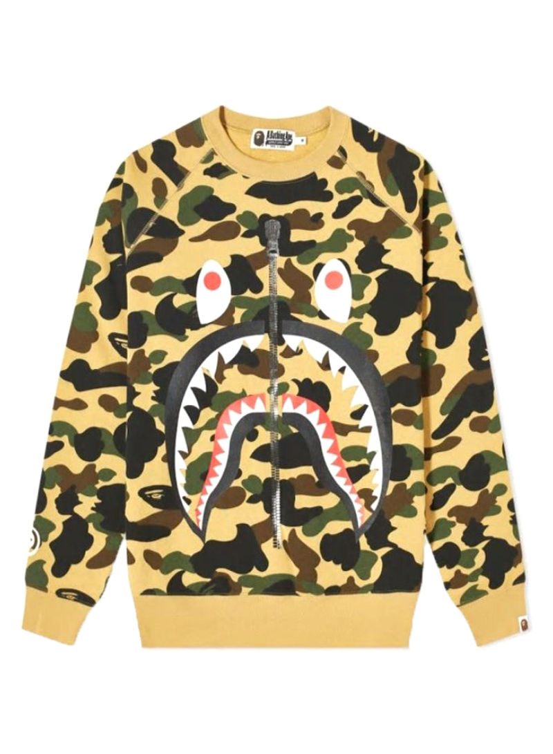 1st Camo Shark Crewneck Sweatshirt Multicolour