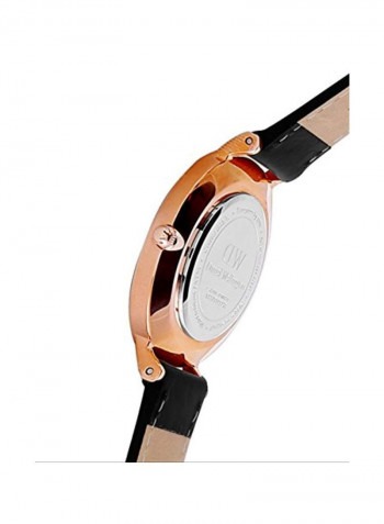 Men's Leather Analog Watch DW00100139