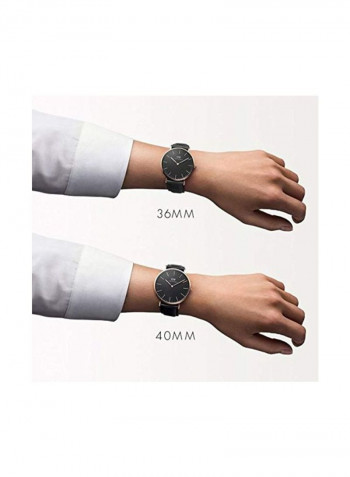 Men's Leather Analog Watch DW00100139