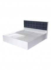 Reflection King Bed White/Grey 180x200centimeter