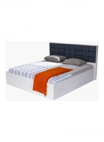 Reflection King Bed White/Grey 180x200centimeter