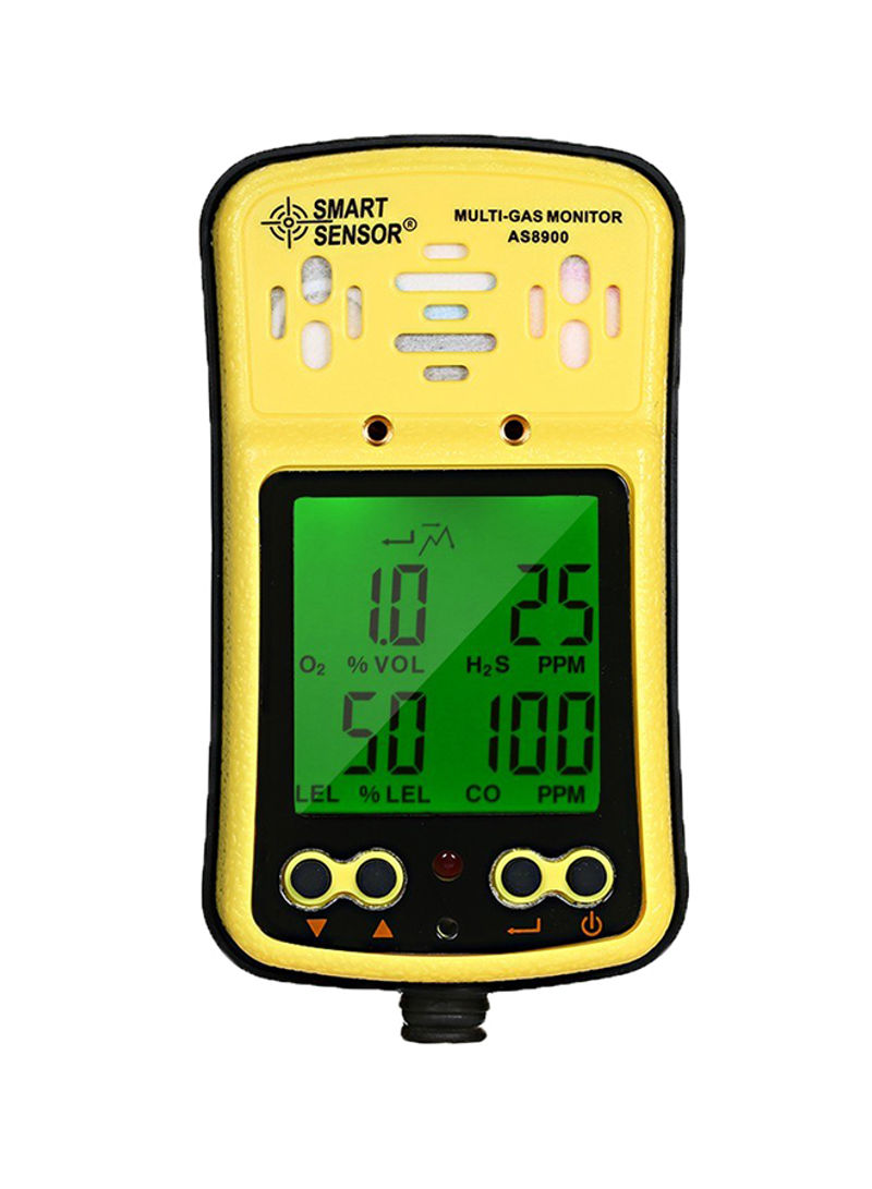Handheld Multi Gas Monitor Yellow 6.5 x 12.5 x 3.5centimeter