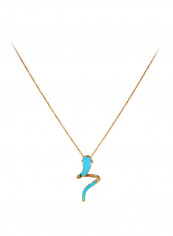 18 Karat Gold Enamel Snake Necklace reviews 18 Karat Gold Enamel Snake Necklace
