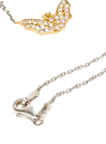 18K Gold Diamond Studded Necklace