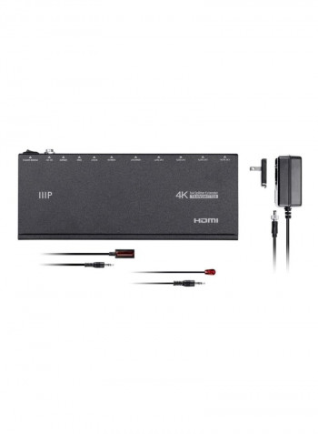 4-Slot HDMI Amplifier Splitter 108159 Black