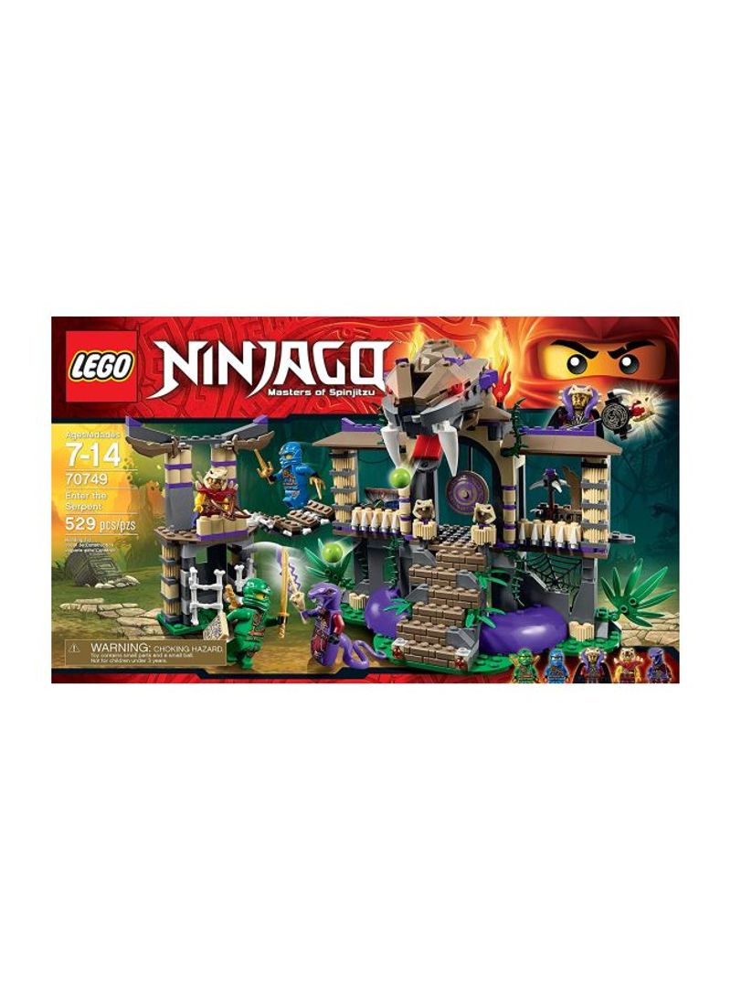 529-Piece Ninjago Enter The Serpent Building Toy 70749