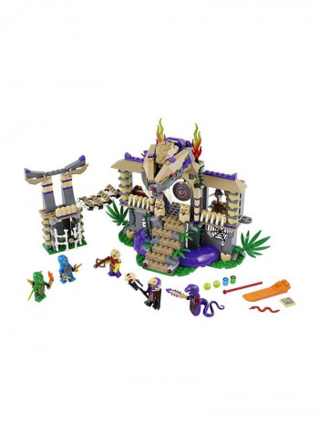 مجموعة لعبة بناء إنتر ذا سيربنت مستوحاة من مسلسل الرسوم المتحركة "Ninjago" مكونة من 529، طراز 70749