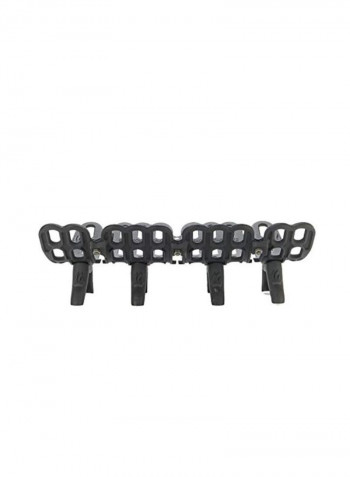Self-Feeding Fireplace Grate Black