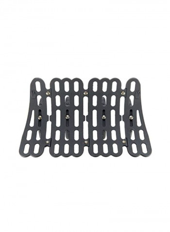 Self-Feeding Fireplace Grate Black
