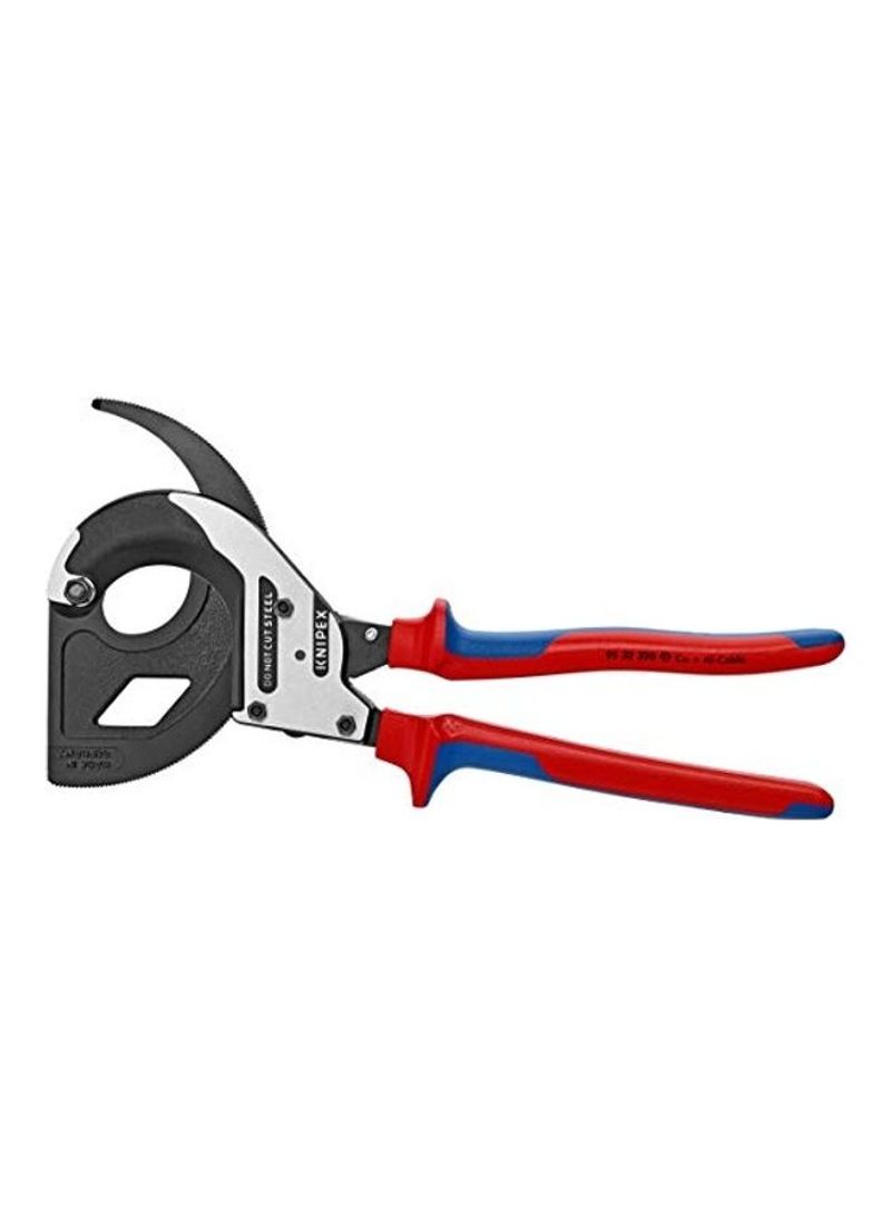 Cable Cutters 3 Stage Ratchet Action red 307millimeter