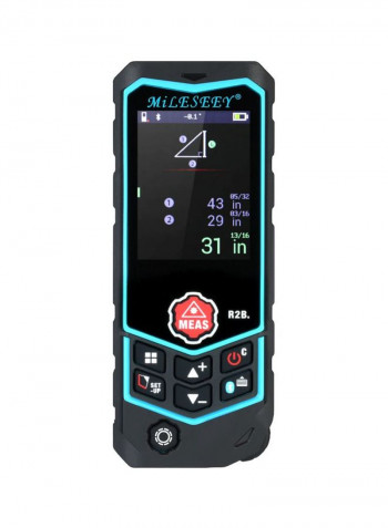 Bluetooth Laser Distance Meter Black 5.4x2.2x1.0inch