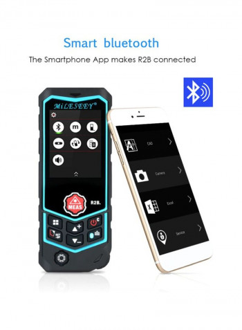 Bluetooth Laser Distance Meter Black 5.4x2.2x1.0inch