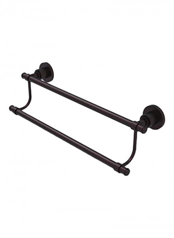 Washington Square Collection Double Towel Bar Brown 30inch