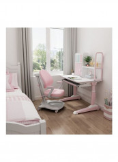 Kid Table With Desktop Drawer And Chair Set Pink 106 X 90 X 64cm