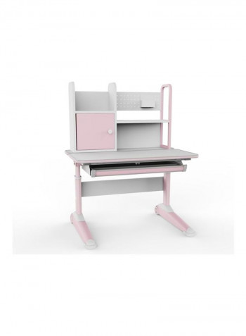 Kid Table With Desktop Drawer And Chair Set Pink 106 X 90 X 64cm