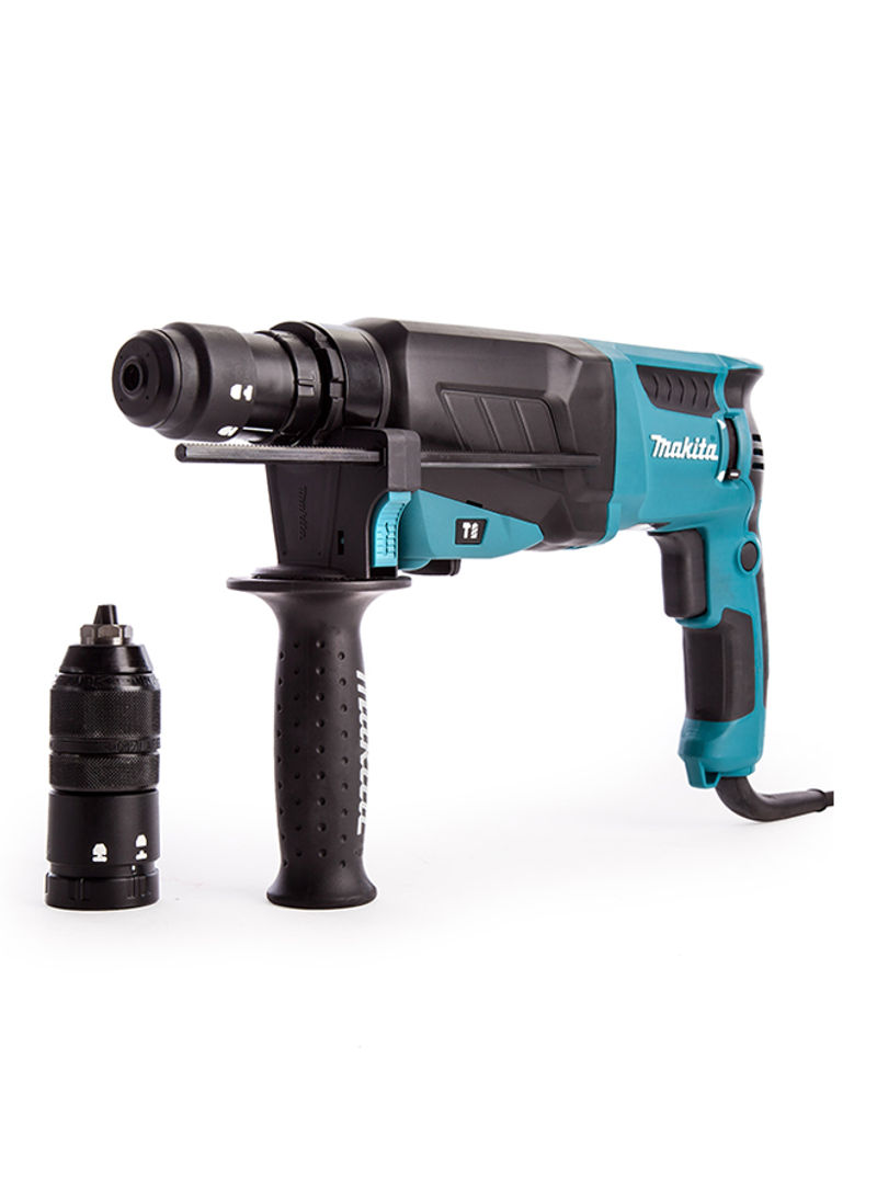 3 Mode SDS+ Rotary Combination Hammer Drill With Keyless Quick Chuck Blue/Black