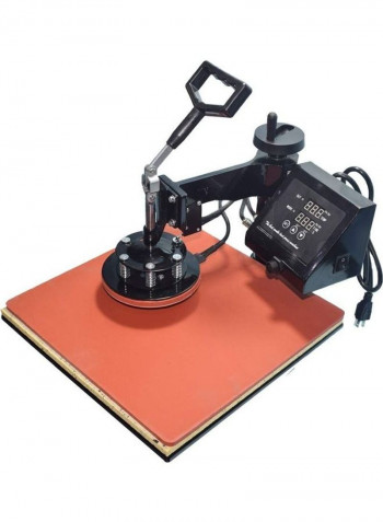6-in-1 Multi-function Heat Press Machine Black 59.5x51.5x44.5cm