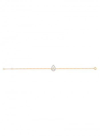 18 Karat Rose Gold 0.16 Carat Diamond Bracelet