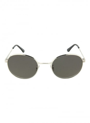 UV Protected Oval Sunglasses - Lens Size: 52 mm للرجال