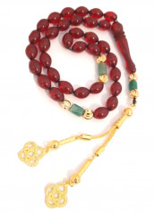 Amber Sand With 18K Gold Plated Beads Bracelet reviews Amber Sand With 18K Gold Plated Beads Bracelet