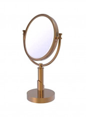 Tribecca Collection Vanity Top Magnification Make-Up Mirror Brown/Clear 11x8x15inch