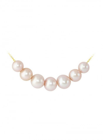 18 Karat Gold Pearl Necklace
