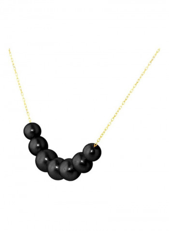 18 Karat Gold Pearl Necklace