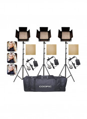 600Siii Bi-Color Professional Led Video Light Kit 89cm Black